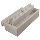 Sofá Retrátil E Reclinável 3 Lugares 160cm Braga Cru