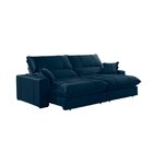 Sofá Retrátil E Reclinável 3 Lugares 170cm Com Molas Ensacada