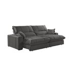 Sofá Retrátil E Reclinável 3 Lugares 170cm Com Molas Ensacada