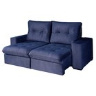 Sofá Retrátil E Reclinável 3 Lugares 180cm Com Molas Ensacada