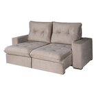 Sofá Retrátil E Reclinável 3 Lugares 180cm Com Molas Ensacada