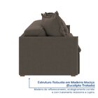 Sofá Retrátil E Reclinável 3 Lugares 180cm Dália Cabecasa Mad