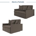 Sofá Retrátil E Reclinável 3 Lugares 180cm Dália Cabecasa Mad