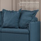 Sofá Retrátil E Reclinável 3 Lugares 180cm Dália Cabecasa Mad