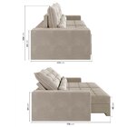 Sofá Retrátil E Reclinável 3 Lugares 180cm Embaúba Extra Cabe