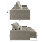 Sofá Retrátil E Reclinável 3 Lugares 190cm Embaúba Extra Cabe