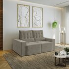 Sofá Retrátil E Reclinável 3 Lugares 190cm Embaúba Extra Cabe