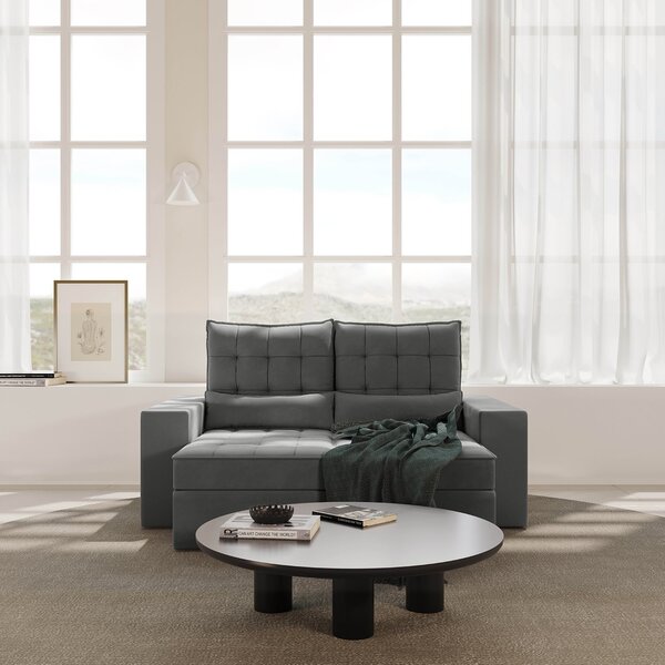 Sofá Retrátil E Reclinável 3 Lugares 190cm Embaúba Extra Cabe