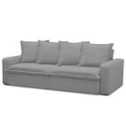 Sofá Retrátil E Reclinável 3 Lugares 195cm Molas Espirais E M