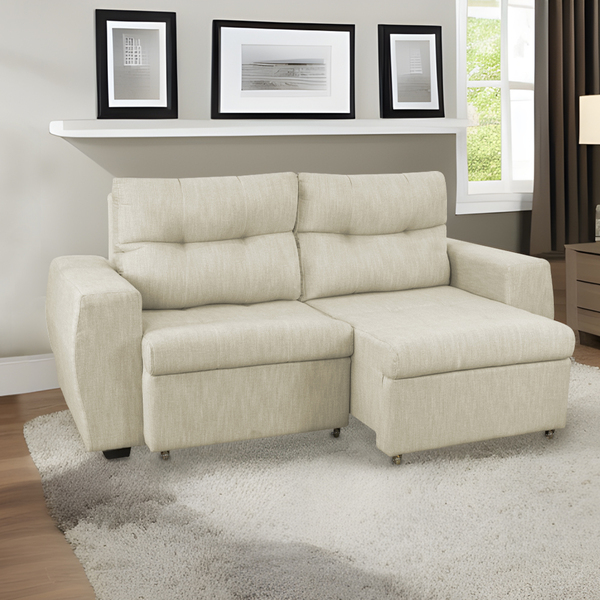 Sofá Retrátil E Reclinável 3 Lugares 2,00m Bugati Herrero Mar