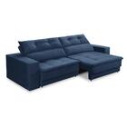 Sofá Retrátil E Reclinável 3 Lugares 2,10m Com Molas Emily Su