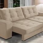 Sofá Retrátil E Reclinável 3 Lugares 2,10m Com Molas Madrid S