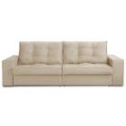 Sofá Retrátil E Reclinável 3 Lugares 2,10m Com Molas Marcela