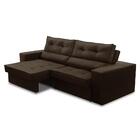 Sofá Retrátil E Reclinável 3 Lugares 2,10m Com Molas Milão Su