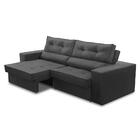 Sofá Retrátil E Reclinável 3 Lugares 2,30m Com Molas Mirela S