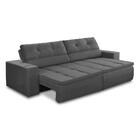 Sofá Retrátil E Reclinável 3 Lugares 2,30m Com Molas Stella S