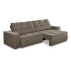 Sofá Retrátil E Reclinável 3 Lugares 2,30m Com Molas Stella S