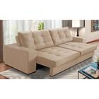 Sofá Retrátil E Reclinável 3 Lugares 2,50m Com Molas Marcela