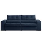 Sofá Retrátil E Reclinável 3 Lugares 2,50m Com Molas Milão Su