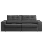 Sofá Retrátil E Reclinável 3 Lugares 2,50m Com Molas Milão Su