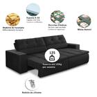 Sofá Retrátil E Reclinável 3 Lugares 2,50m Com Molas Stella S