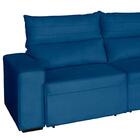 Sofa Retratil E Reclinavel 3 Lugares 200 Cm Viena Veludo Remo