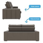 Sofá Retrátil E Reclinável 3 Lugares 200cm Bahamas Espresso M