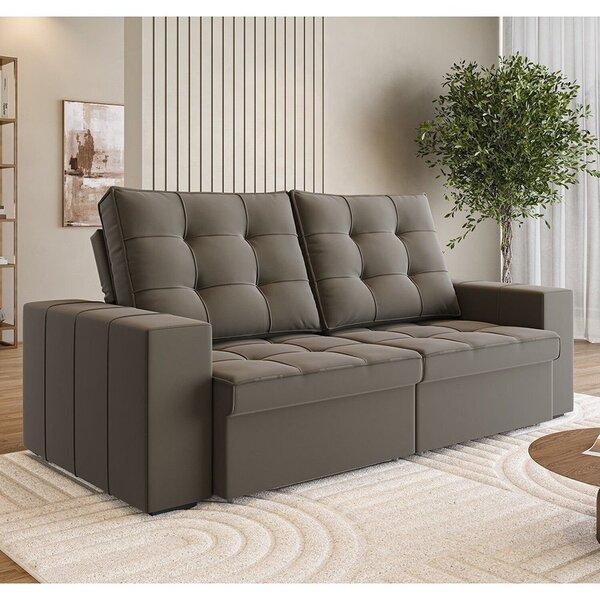 Sofá Retrátil E Reclinável 3 Lugares 200cm Bahamas Yescasa Ve
