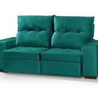 Sofá Retrátil E Reclinável 3 Lugares 200cm Com Baú Malaquita