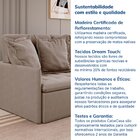 Sofá Retrátil E Reclinável 3 Lugares 200cm Dália Cabecasa Mad