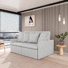 Sofá Retrátil E Reclinável 3 Lugares 200cm Dália Cabecasa Mad