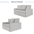 Sofá Retrátil E Reclinável 3 Lugares 200cm Dália Cabecasa Mad