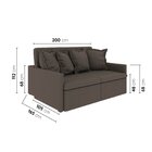 Sofá Retrátil E Reclinável 3 Lugares 200cm Dália Cabecasa Mad