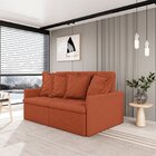 Sofá Retrátil E Reclinável 3 Lugares 200cm Dália Cabecasa Mad