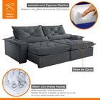 Sofá Retrátil E Reclinável 3 Lugares 200cm Diamond Super Pill