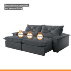 Sofá Retrátil E Reclinável 3 Lugares 200cm Diamond Super Pill