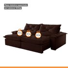 Sofá Retrátil E Reclinável 3 Lugares 200cm Diamond Super Pill