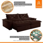 Sofá Retrátil E Reclinável 3 Lugares 200cm Diamond Super Pill