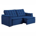 Sofá Retrátil E Reclinável 3 Lugares 200cm Palermo  Veludo Pa