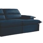 Sofá Retrátil E Reclinável 3 Lugares 200cm Vanilla  Veludo Ma