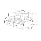 Sofá Retrátil E Reclinável 3 Lugares 200cm Veludo Power Rosa