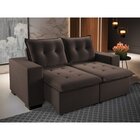 Sofá Retrátil E Reclinável 3 Lugares 204cm Stone Viero Bombom