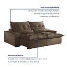 Sofá Retrátil E Reclinável 3 Lugares 210cm Avalon Super Pillo