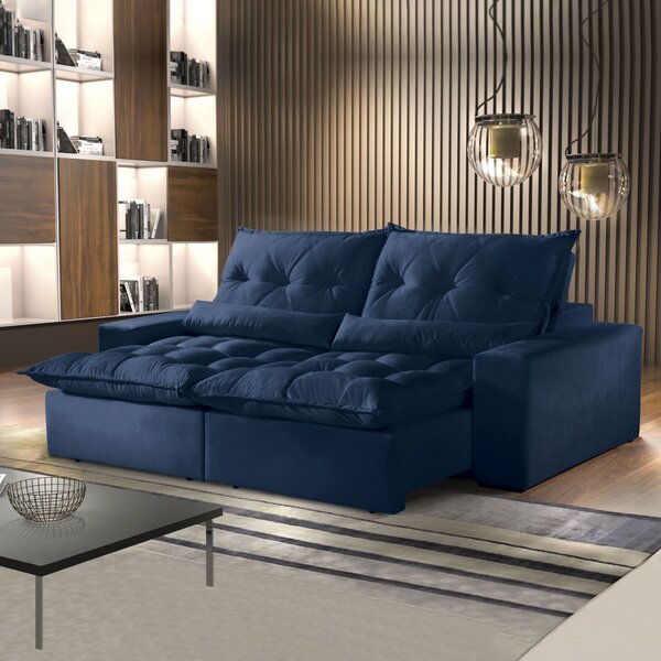 Sofá Retrátil E Reclinável 3 Lugares 210cm Avalon Super Pillo