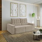 Sofá Retrátil E Reclinável 3 Lugares 210cm Embaúba Extra Cabe