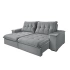Sofá Retrátil E Reclinável 3 Lugares 210cm Velosuede Guaxupé