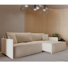 Sofá Retrátil E Reclinável 3 Lugares 212cm Home  Bege/cinza C