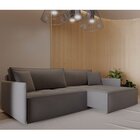 Sofá Retrátil E Reclinável 3 Lugares 212cm Home  Cinza Claro/