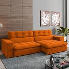 Sofa Retratil E Reclinavel 3 Lugares 218 Cm Eldorado Veludo M