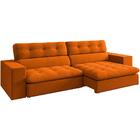 Sofa Retratil E Reclinavel 3 Lugares 218 Cm Eldorado Veludo M